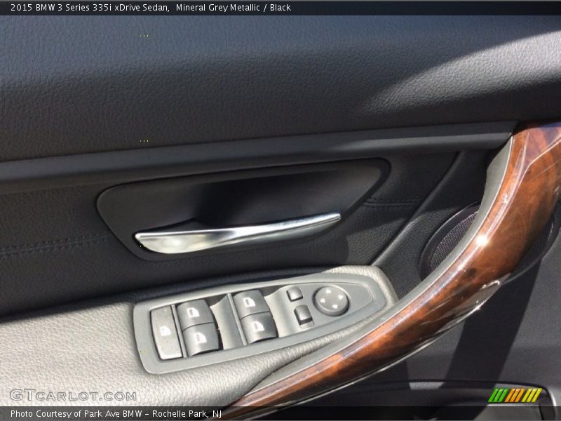 Mineral Grey Metallic / Black 2015 BMW 3 Series 335i xDrive Sedan