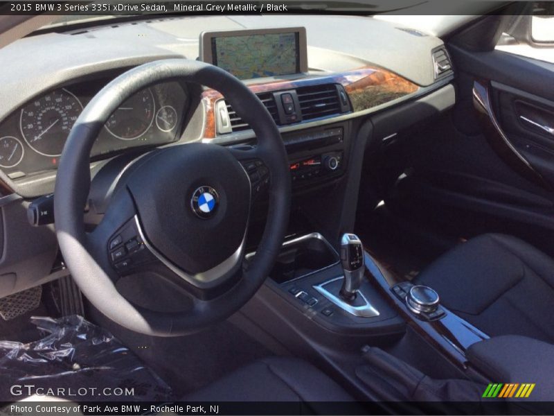 Mineral Grey Metallic / Black 2015 BMW 3 Series 335i xDrive Sedan