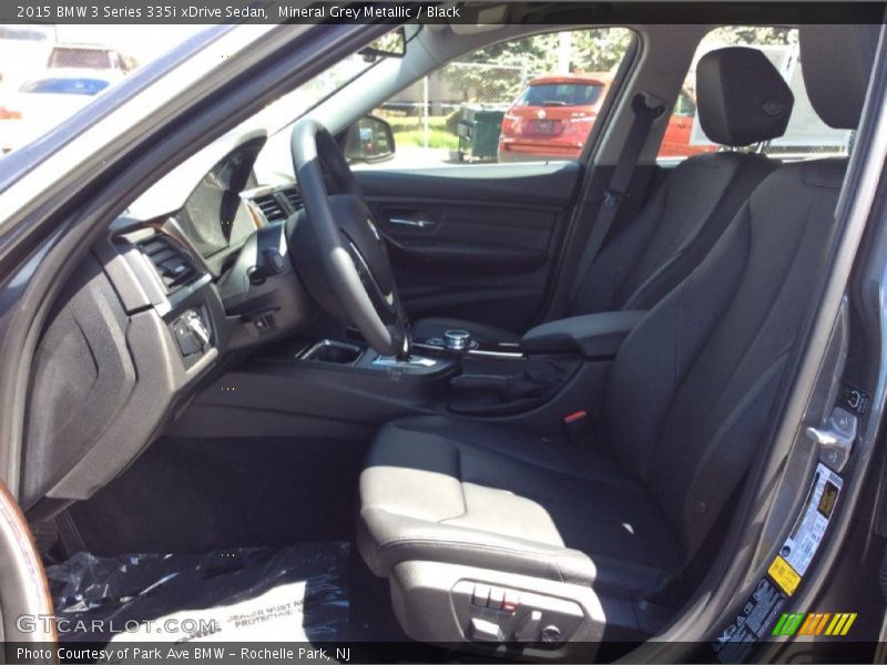 Mineral Grey Metallic / Black 2015 BMW 3 Series 335i xDrive Sedan