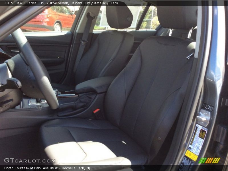 Mineral Grey Metallic / Black 2015 BMW 3 Series 335i xDrive Sedan