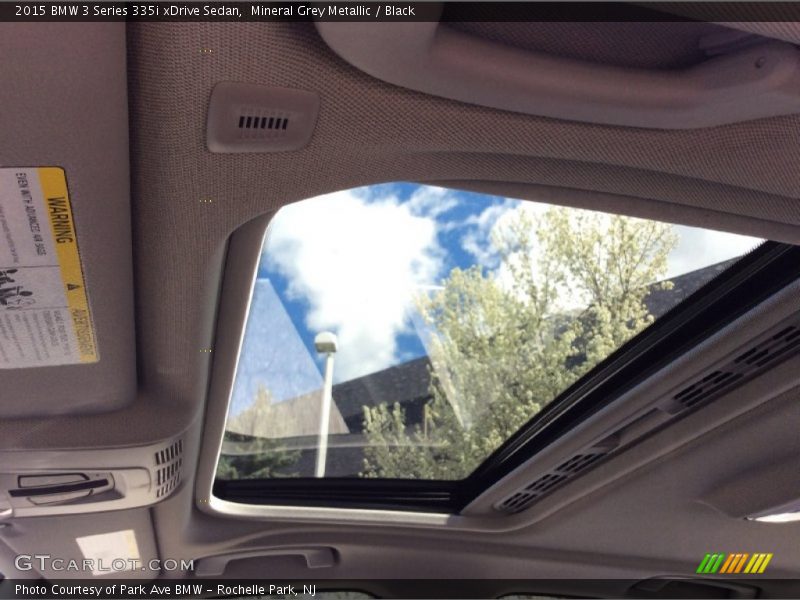 Mineral Grey Metallic / Black 2015 BMW 3 Series 335i xDrive Sedan