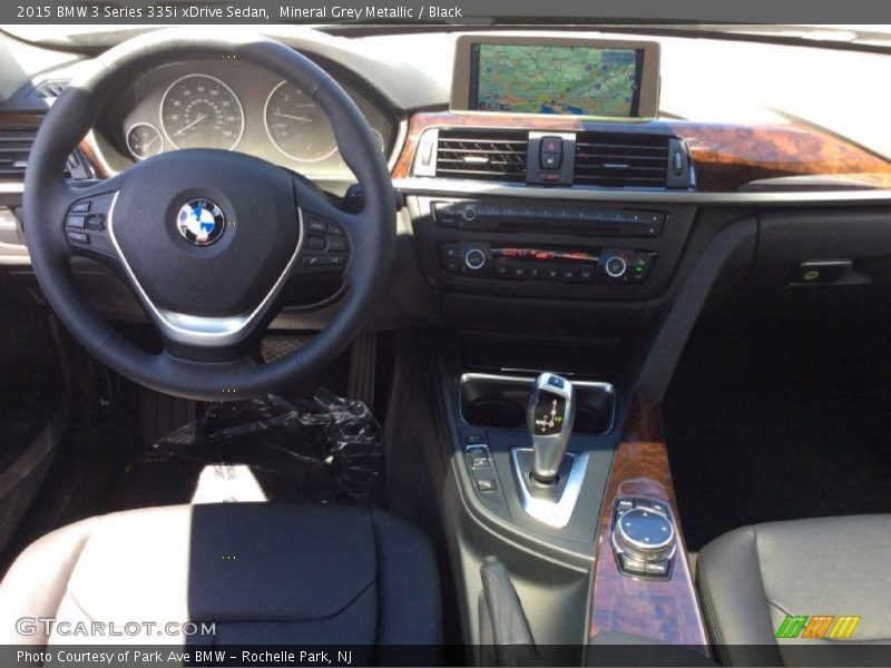 Mineral Grey Metallic / Black 2015 BMW 3 Series 335i xDrive Sedan