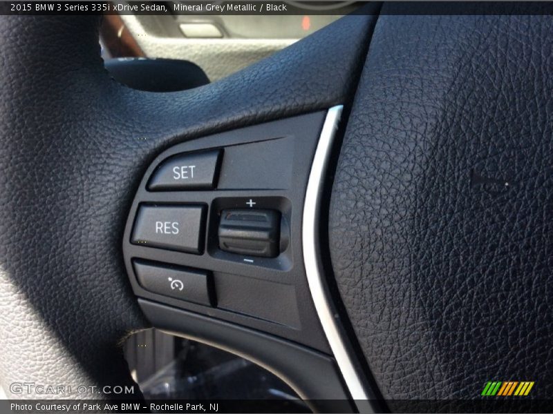 Mineral Grey Metallic / Black 2015 BMW 3 Series 335i xDrive Sedan
