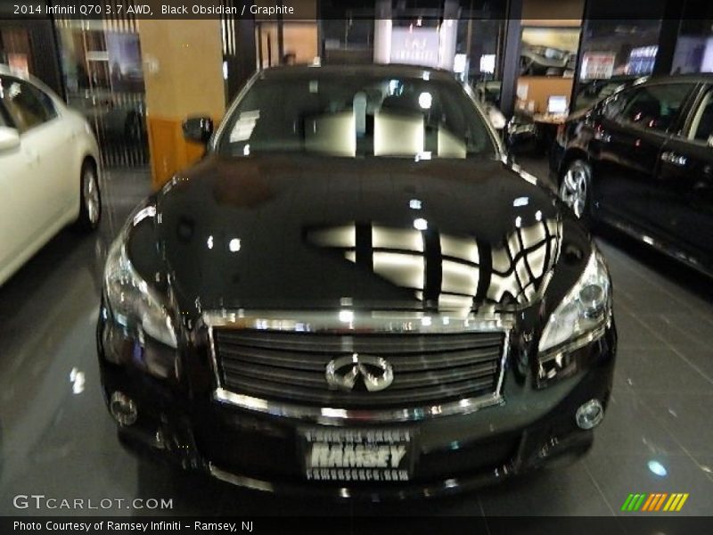 Black Obsidian / Graphite 2014 Infiniti Q70 3.7 AWD