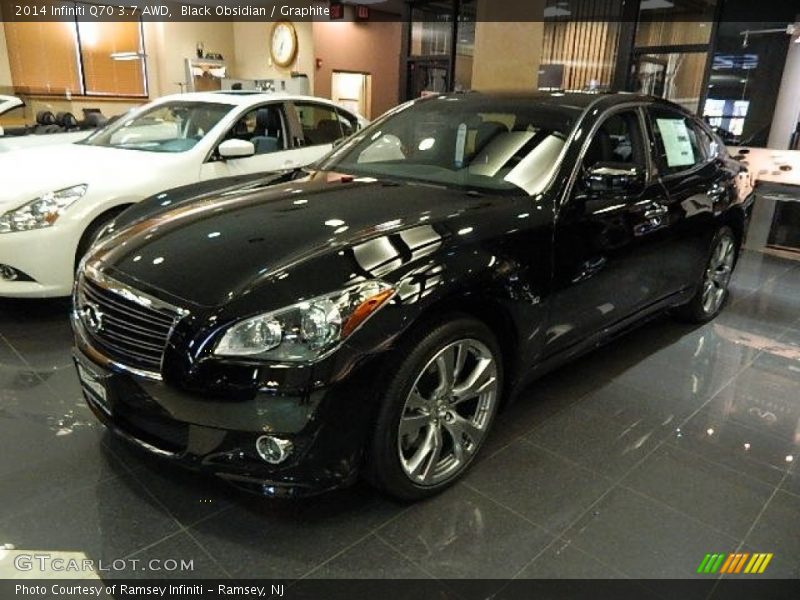 Black Obsidian / Graphite 2014 Infiniti Q70 3.7 AWD