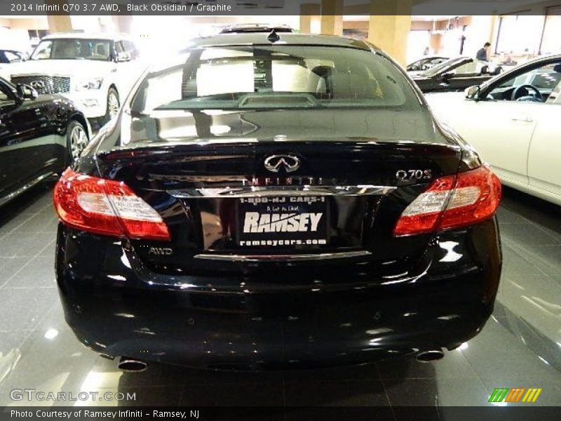 Black Obsidian / Graphite 2014 Infiniti Q70 3.7 AWD