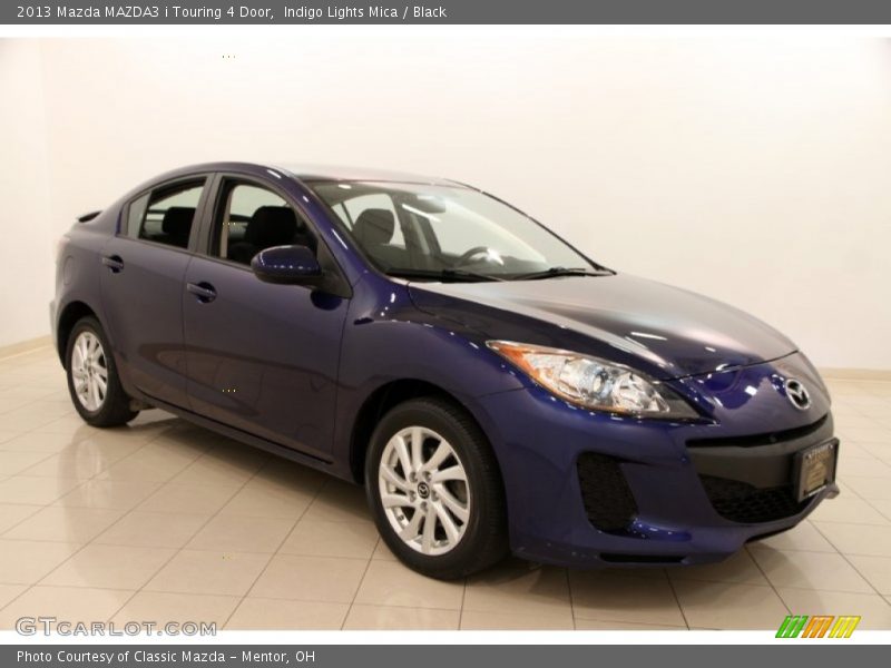 Indigo Lights Mica / Black 2013 Mazda MAZDA3 i Touring 4 Door