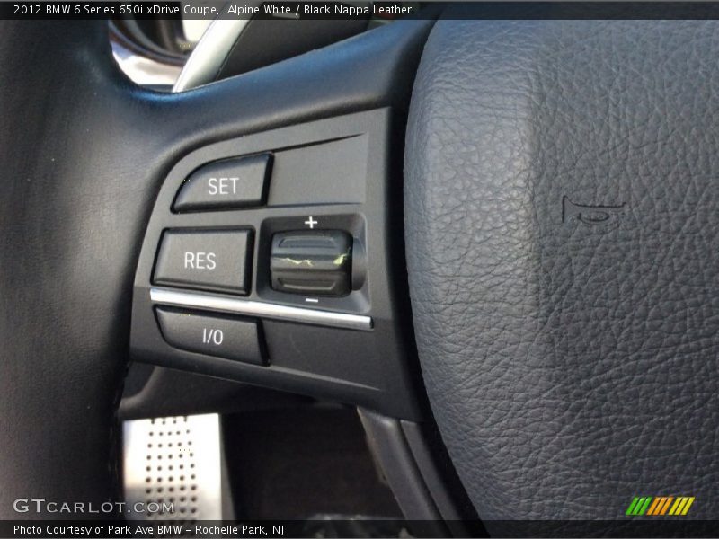Alpine White / Black Nappa Leather 2012 BMW 6 Series 650i xDrive Coupe