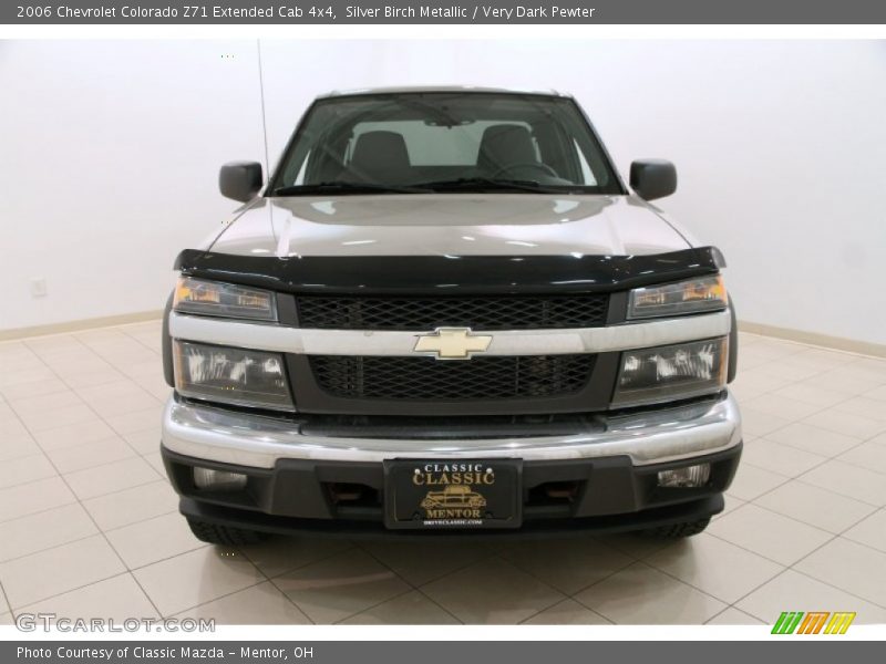 Silver Birch Metallic / Very Dark Pewter 2006 Chevrolet Colorado Z71 Extended Cab 4x4