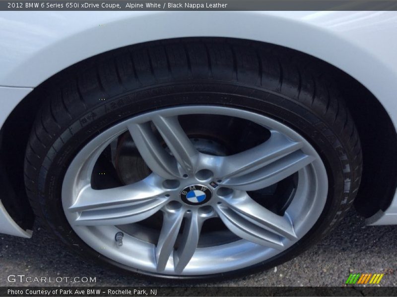 Alpine White / Black Nappa Leather 2012 BMW 6 Series 650i xDrive Coupe