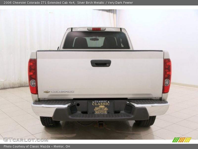 Silver Birch Metallic / Very Dark Pewter 2006 Chevrolet Colorado Z71 Extended Cab 4x4