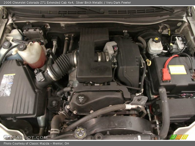 Silver Birch Metallic / Very Dark Pewter 2006 Chevrolet Colorado Z71 Extended Cab 4x4