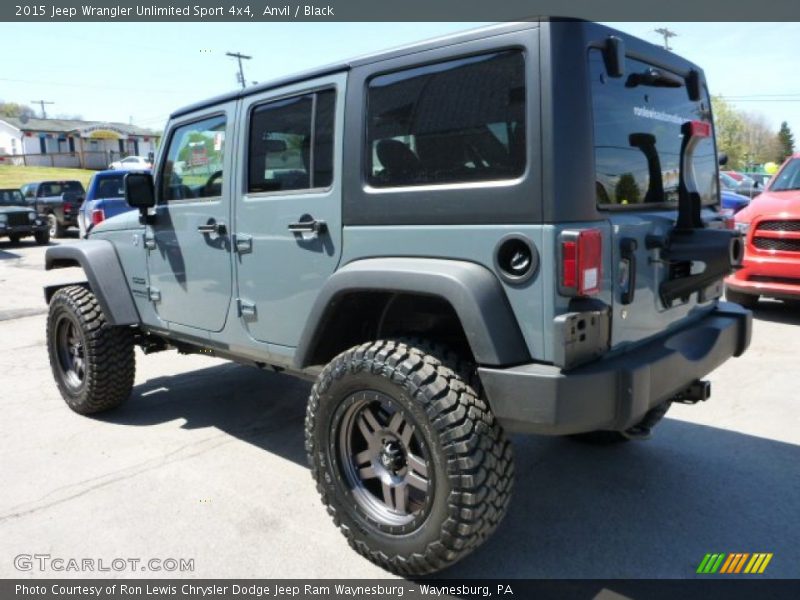 Anvil / Black 2015 Jeep Wrangler Unlimited Sport 4x4