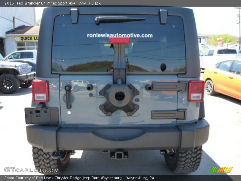 Anvil / Black 2015 Jeep Wrangler Unlimited Sport 4x4