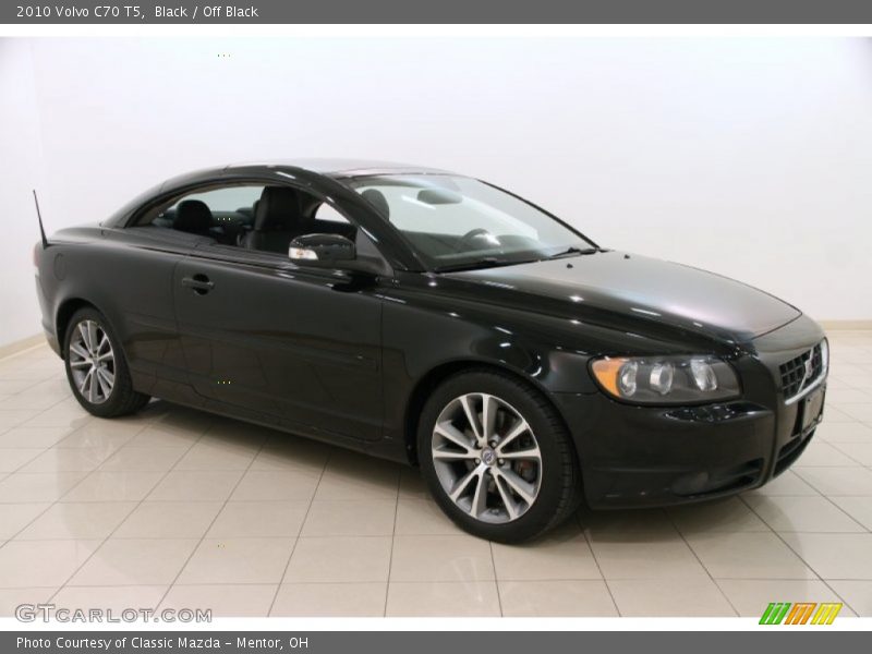 Black / Off Black 2010 Volvo C70 T5