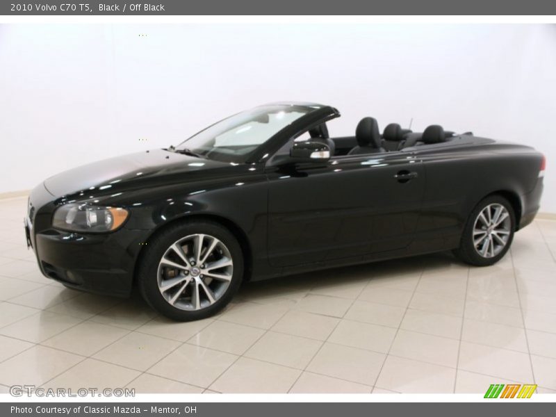 Black / Off Black 2010 Volvo C70 T5