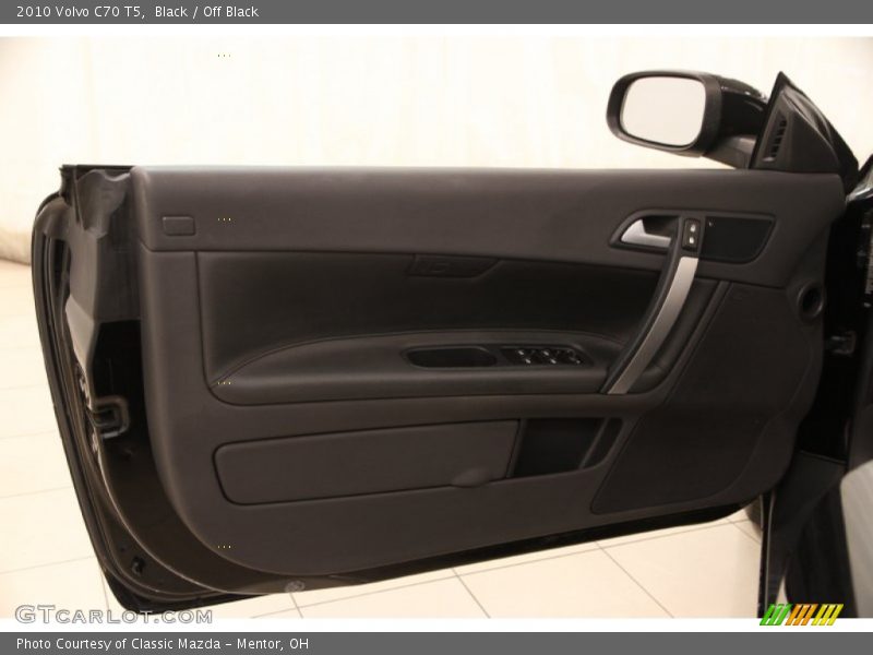 Black / Off Black 2010 Volvo C70 T5