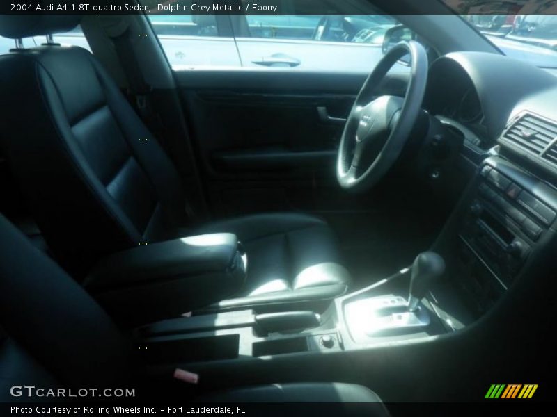 Dolphin Grey Metallic / Ebony 2004 Audi A4 1.8T quattro Sedan