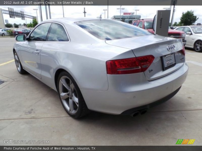 Ice Silver Metallic / Black 2012 Audi A5 2.0T quattro Coupe