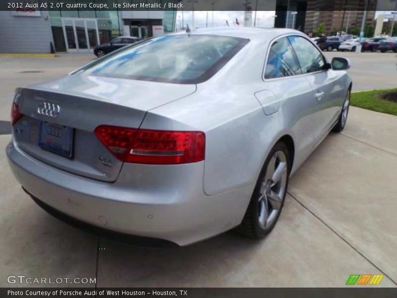 Ice Silver Metallic / Black 2012 Audi A5 2.0T quattro Coupe