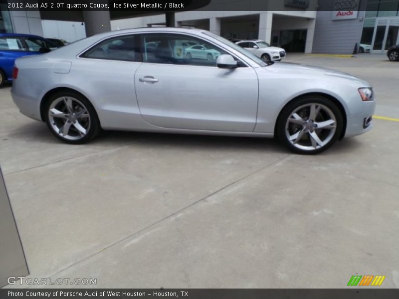 Ice Silver Metallic / Black 2012 Audi A5 2.0T quattro Coupe