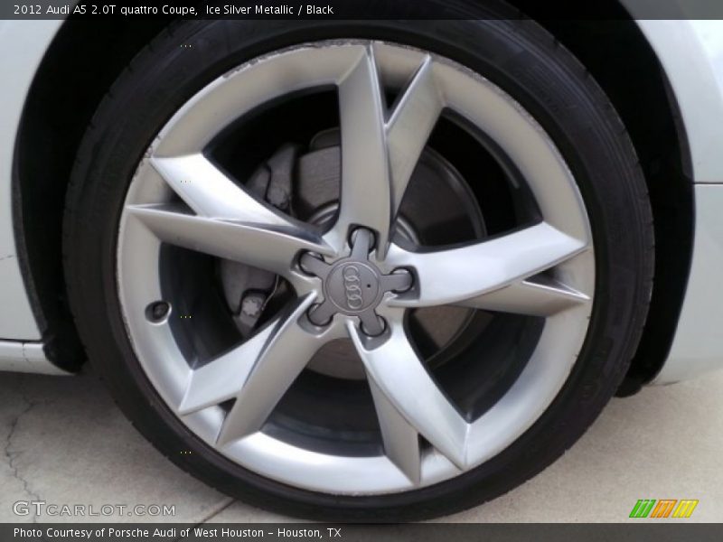 Ice Silver Metallic / Black 2012 Audi A5 2.0T quattro Coupe