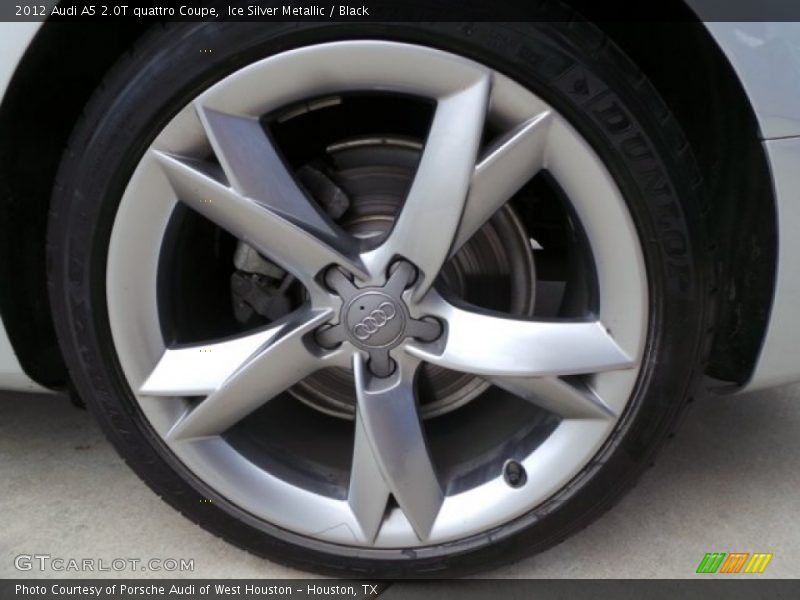 Ice Silver Metallic / Black 2012 Audi A5 2.0T quattro Coupe