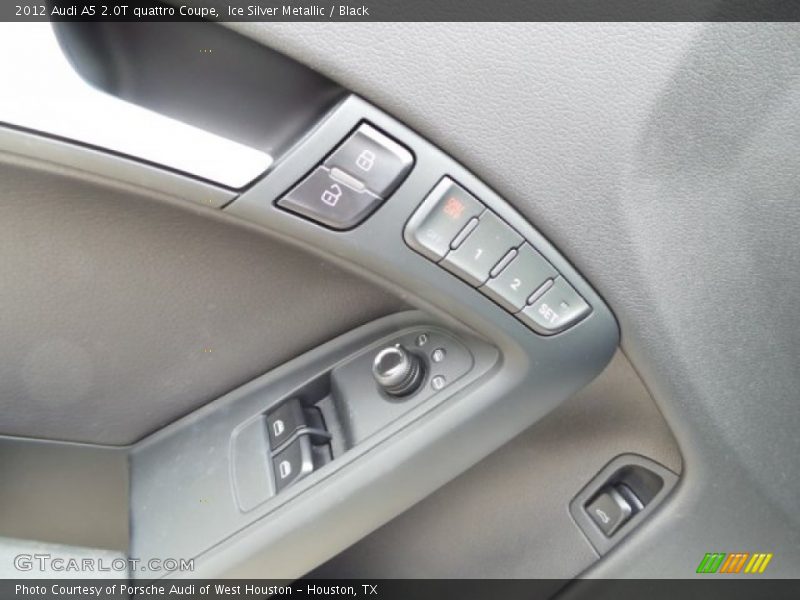 Ice Silver Metallic / Black 2012 Audi A5 2.0T quattro Coupe