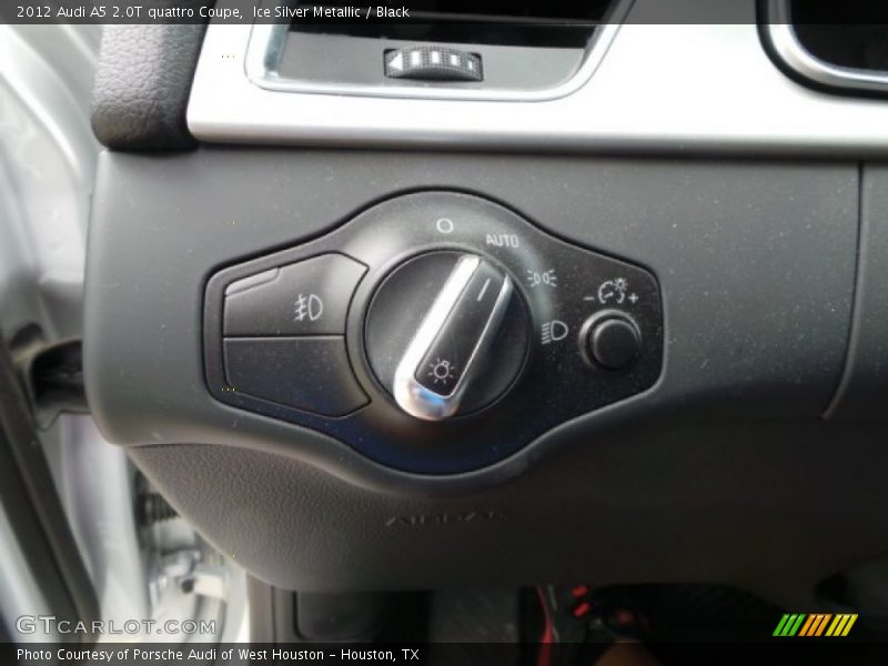 Ice Silver Metallic / Black 2012 Audi A5 2.0T quattro Coupe