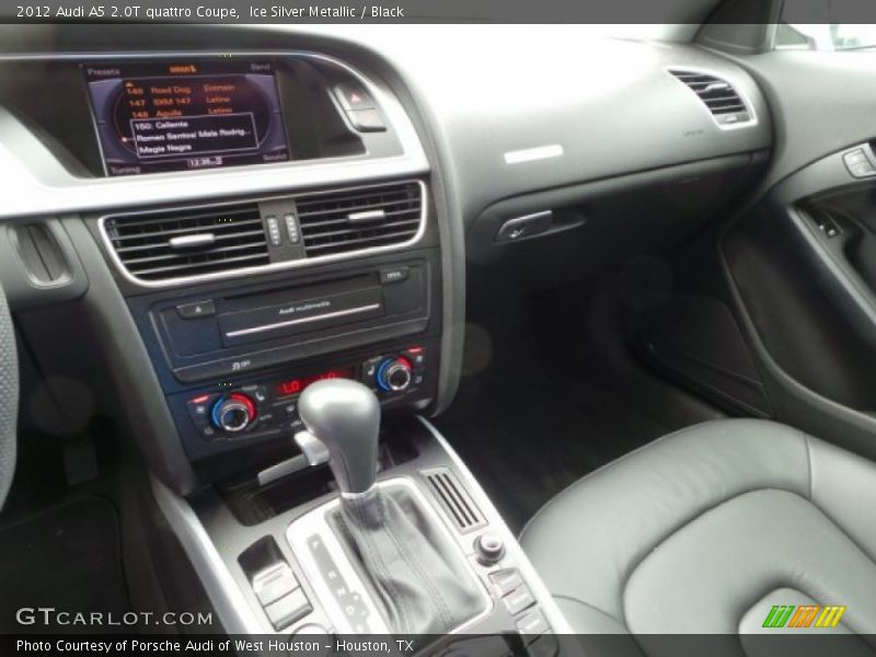 Ice Silver Metallic / Black 2012 Audi A5 2.0T quattro Coupe