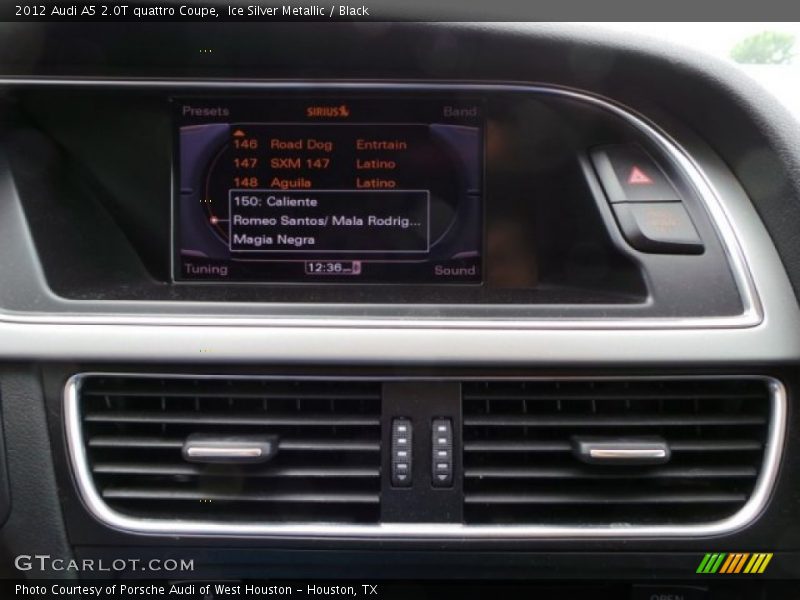 Ice Silver Metallic / Black 2012 Audi A5 2.0T quattro Coupe