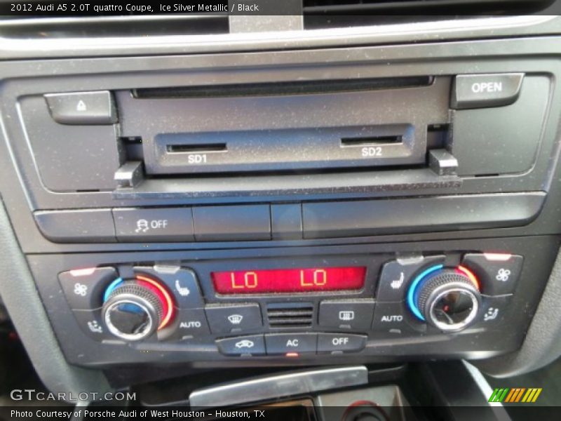 Ice Silver Metallic / Black 2012 Audi A5 2.0T quattro Coupe