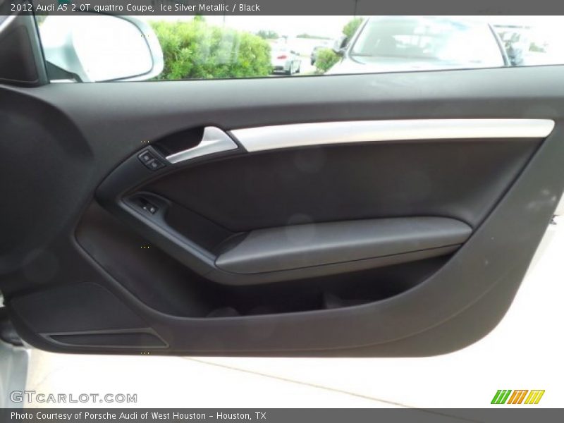 Ice Silver Metallic / Black 2012 Audi A5 2.0T quattro Coupe