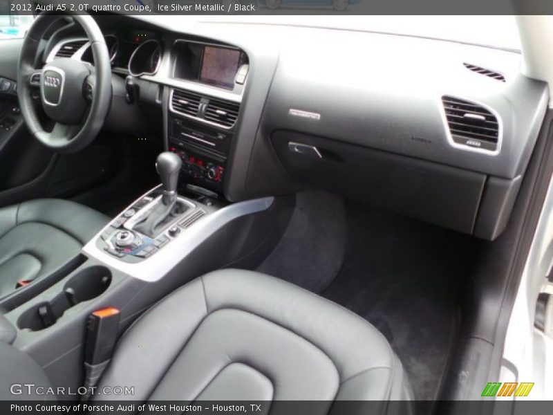 Ice Silver Metallic / Black 2012 Audi A5 2.0T quattro Coupe