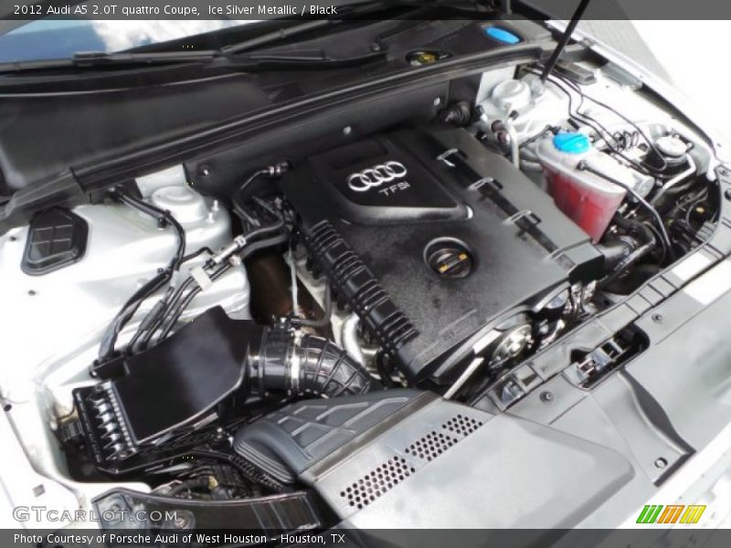 Ice Silver Metallic / Black 2012 Audi A5 2.0T quattro Coupe