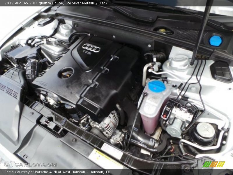 Ice Silver Metallic / Black 2012 Audi A5 2.0T quattro Coupe