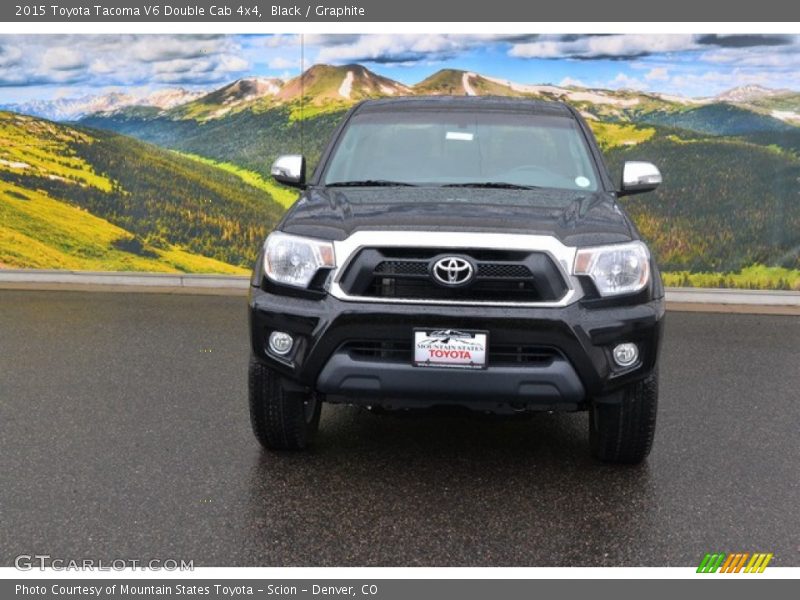 Black / Graphite 2015 Toyota Tacoma V6 Double Cab 4x4