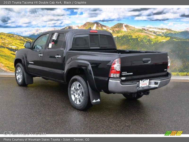 Black / Graphite 2015 Toyota Tacoma V6 Double Cab 4x4