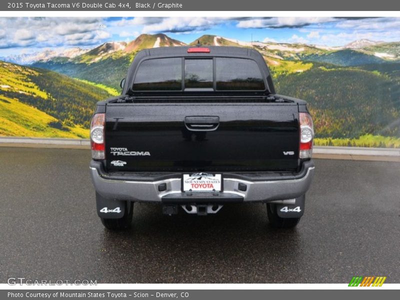 Black / Graphite 2015 Toyota Tacoma V6 Double Cab 4x4
