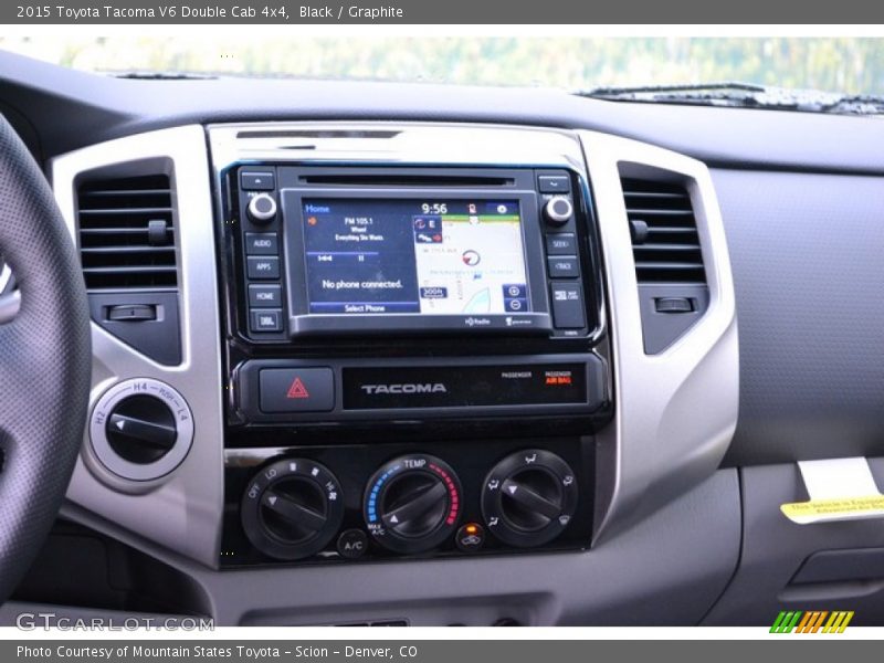 Black / Graphite 2015 Toyota Tacoma V6 Double Cab 4x4