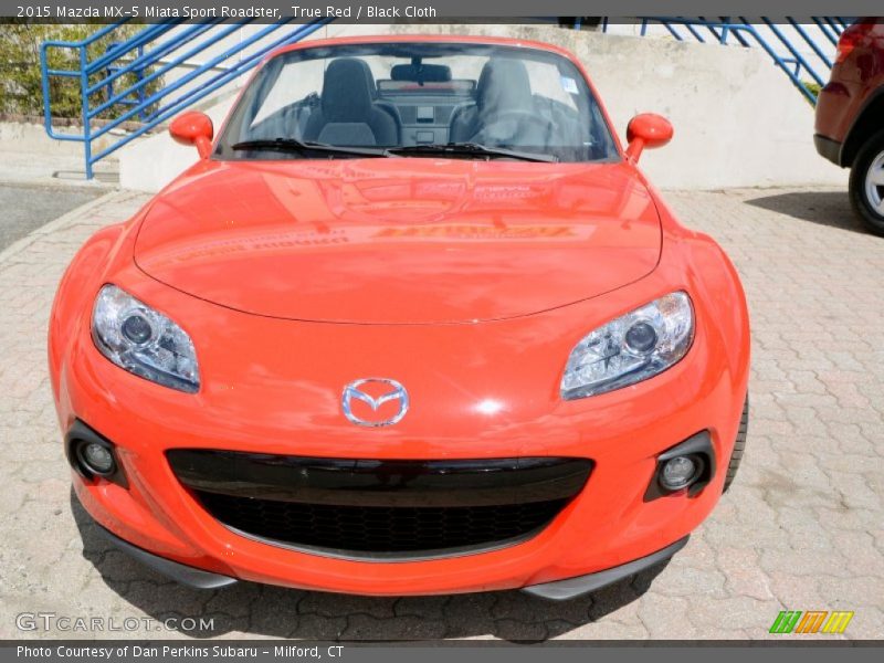 True Red / Black Cloth 2015 Mazda MX-5 Miata Sport Roadster