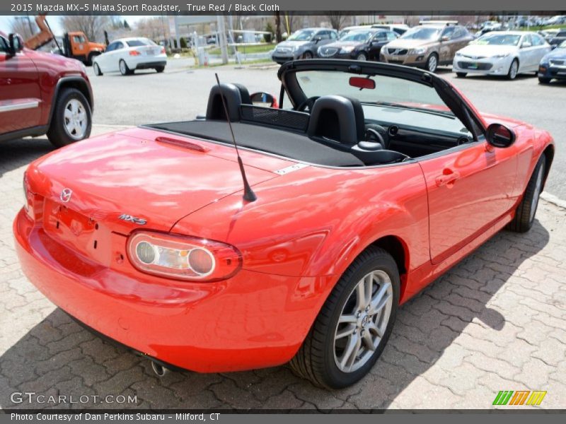 True Red / Black Cloth 2015 Mazda MX-5 Miata Sport Roadster