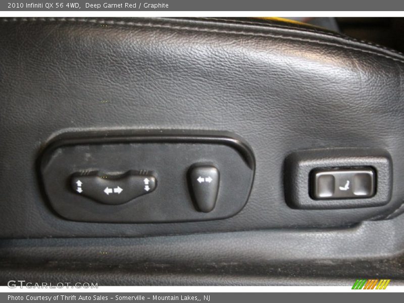 Deep Garnet Red / Graphite 2010 Infiniti QX 56 4WD