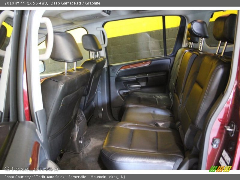 Deep Garnet Red / Graphite 2010 Infiniti QX 56 4WD