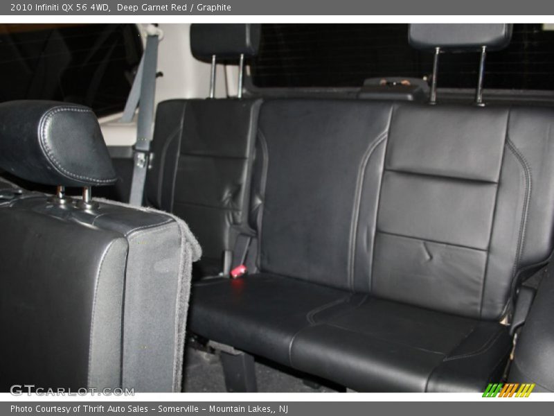 Deep Garnet Red / Graphite 2010 Infiniti QX 56 4WD
