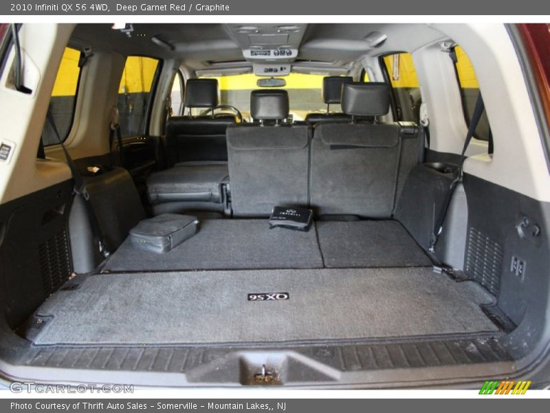 Deep Garnet Red / Graphite 2010 Infiniti QX 56 4WD
