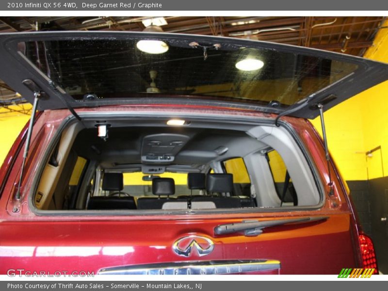 Deep Garnet Red / Graphite 2010 Infiniti QX 56 4WD