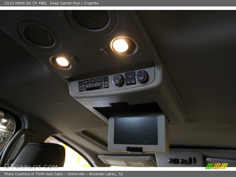 Deep Garnet Red / Graphite 2010 Infiniti QX 56 4WD
