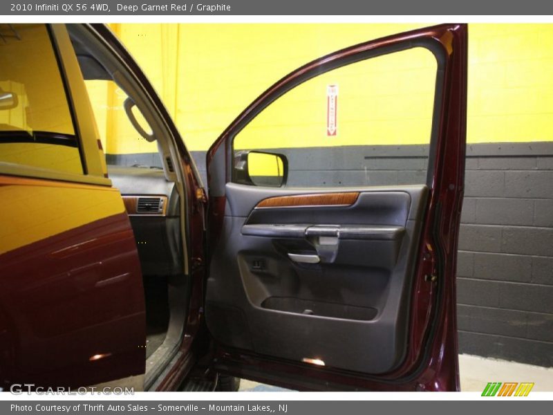Deep Garnet Red / Graphite 2010 Infiniti QX 56 4WD