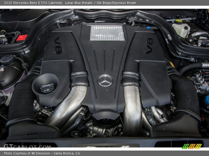  2015 E 550 Cabriolet Engine - 4.7 Liter DI biturbo DOHC 32-Valve VVT V8